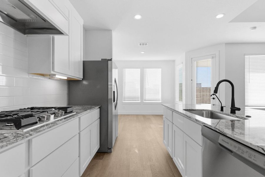 Furnished interior view inside a new home in , League City (Image 8).