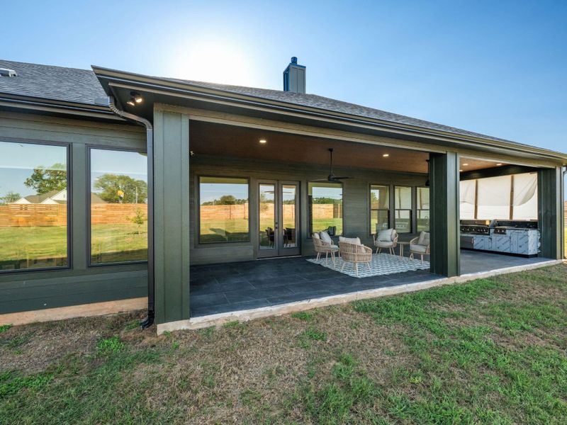 Exterior details and patio area of a home in , Smithville (Image 4).