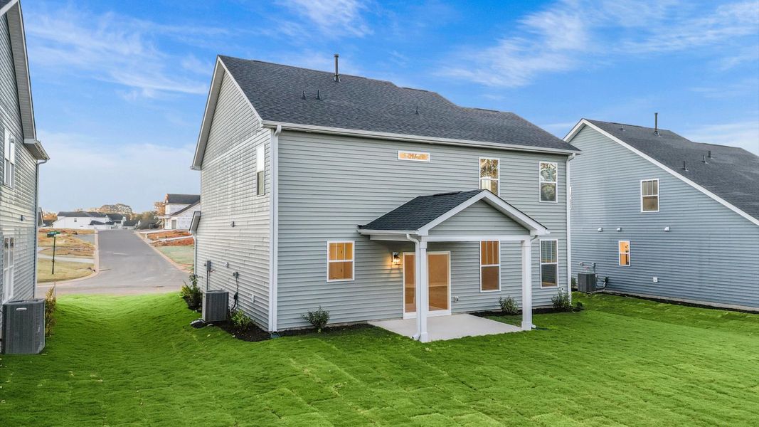Exterior details and patio area of a home in Woodglen, Piedmont (Image 21). Exterior details and patio area of a home in Woodglen, Piedmont (Image 21).