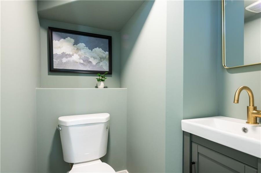 Furnished interior view inside a new home in , Atlanta (Image 12).