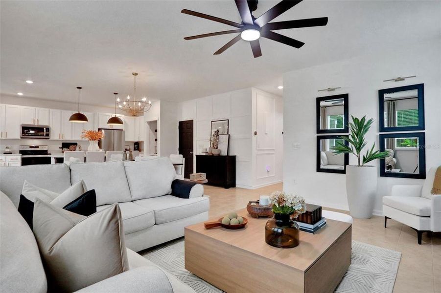 Furnished interior view inside a new home in , Palm Coast (Image 28). Furnished interior view inside a new home in , Palm Coast (Image 28).