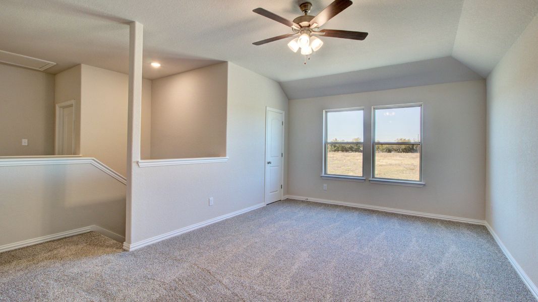 Furnished interior view inside a new home in Sunflower Ridge, New Braunfels (Image 23).