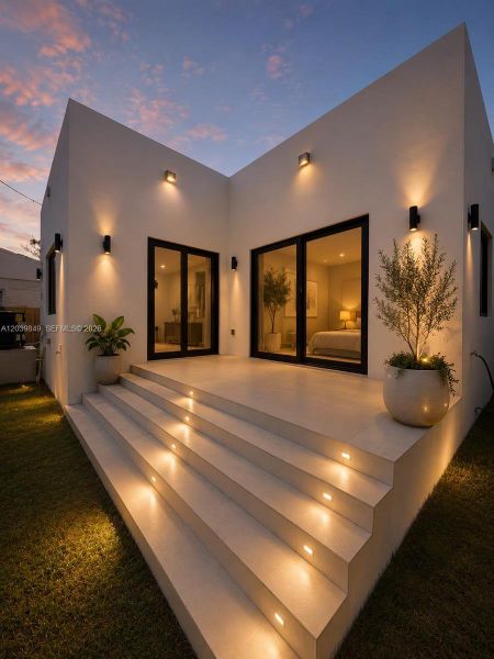 Exterior details and patio area of a home in , Miami (Image 28). Exterior details and patio area of a home in , Miami (Image 28).