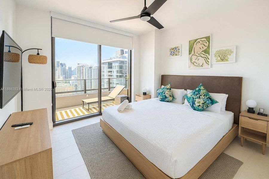 Furnished interior view inside a new home in , Miami (Image 7).