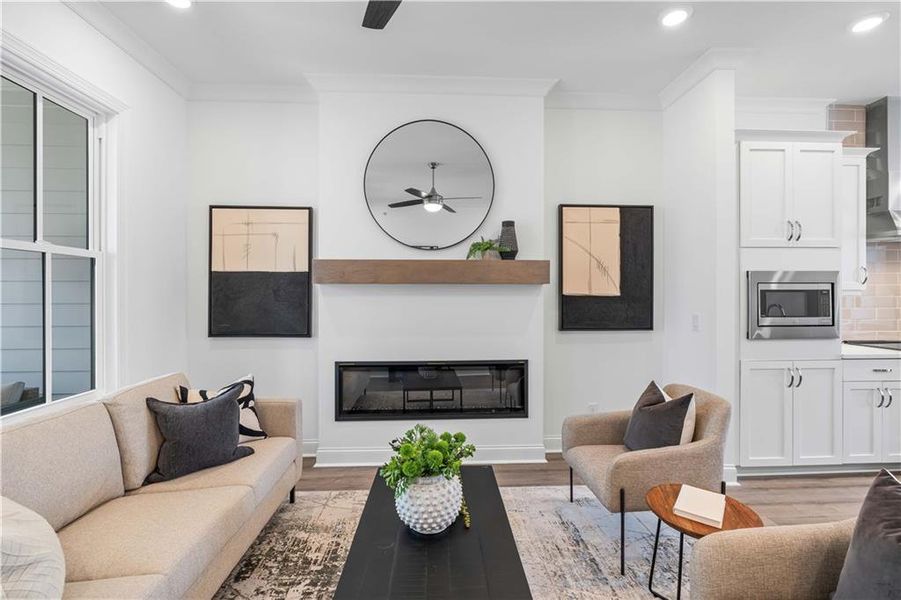 Furnished interior view inside a new home in Waterside Condos, Peachtree Corners (Image 29).
