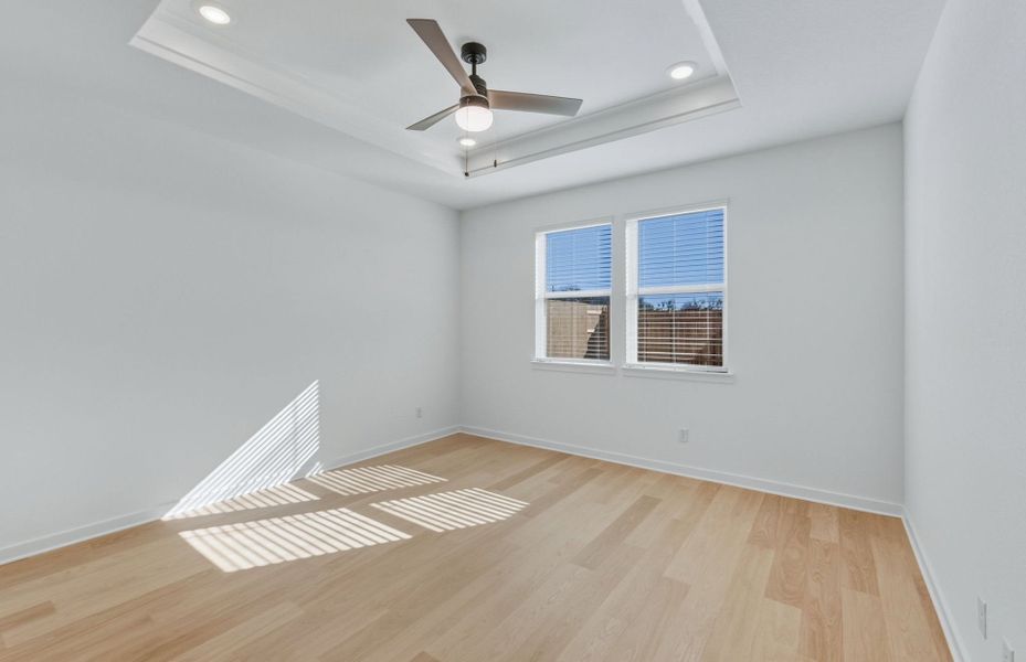 Spacious, unfurnished interior of a new home in Sunfield, Buda (Image 34). Spacious, unfurnished interior of a new home in Sunfield, Buda (Image 34).