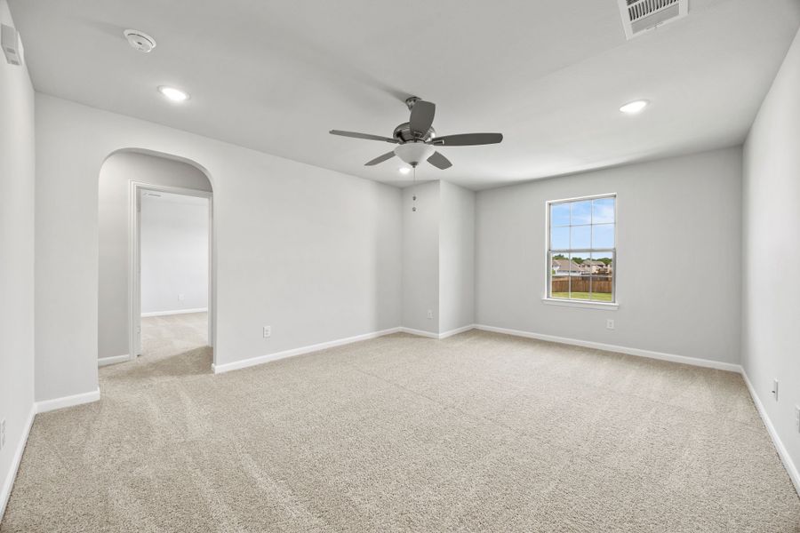 Spacious, unfurnished interior of a new home in Tinsley Meadows, Van Alstyne (Image 16). Spacious, unfurnished interior of a new home in Tinsley Meadows, Van Alstyne (Image 16).