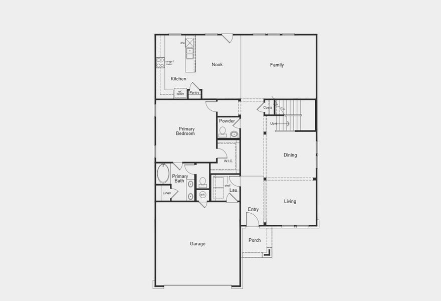 2D floor plan layout for the Plan 2783 by KB Home in Briscoe Falls, Richmond, TX (Image 9). 2D floor plan layout for the Plan 2783 by KB Home in Briscoe Falls, Richmond, TX (Image 9).