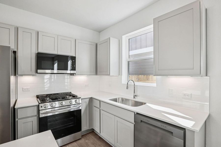 Furnished interior view inside a new home in Avery Centre, Round Rock (Image 7).
