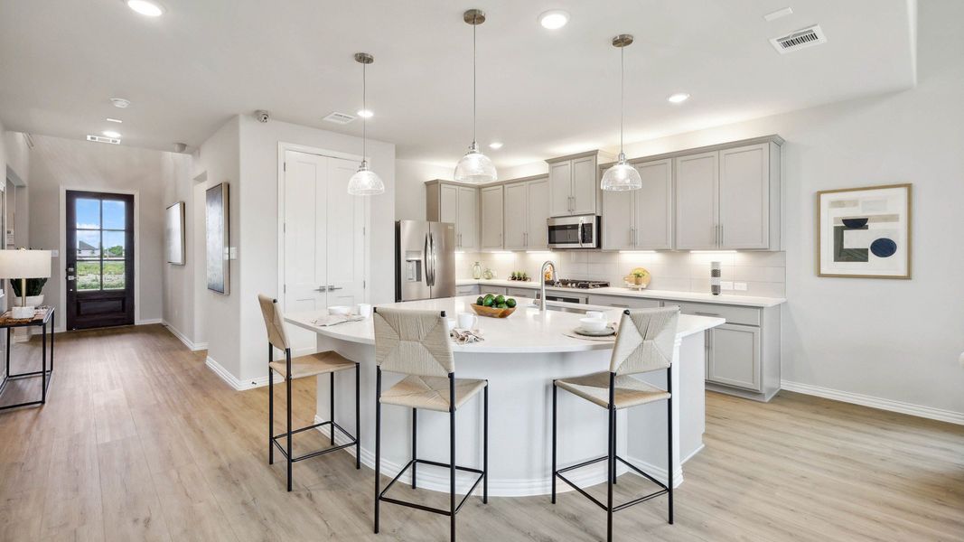 Representative furnished interior of a home built from the Magnolia by Brightland Homes in Hulen Trails, Fort Worth (Image 8).
