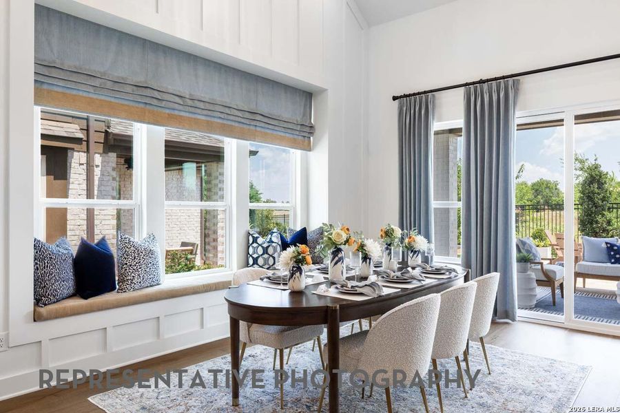 Furnished interior view inside a new home in The Ranches at Creekside, Boerne (Image 17).