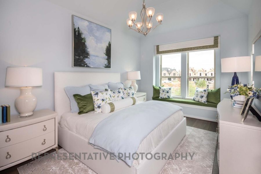 Furnished interior view inside a new home in , Cypress (Image 23).