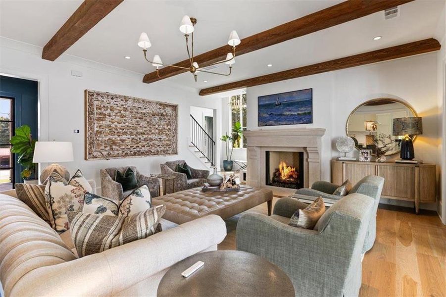 Furnished interior view inside a new home in , Roswell (Image 55).