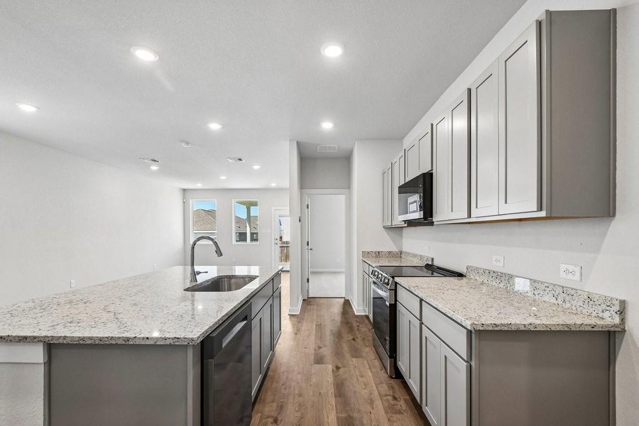 Furnished interior view inside a new home in Eastwood at Sonterra, Jarrell (Image 18).