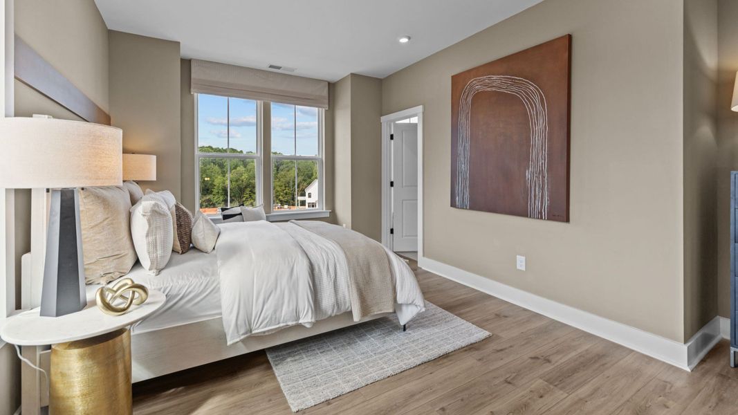 The Landon Plan at River District by DRB Homes in Charlotte, NC-  Bedroom 3