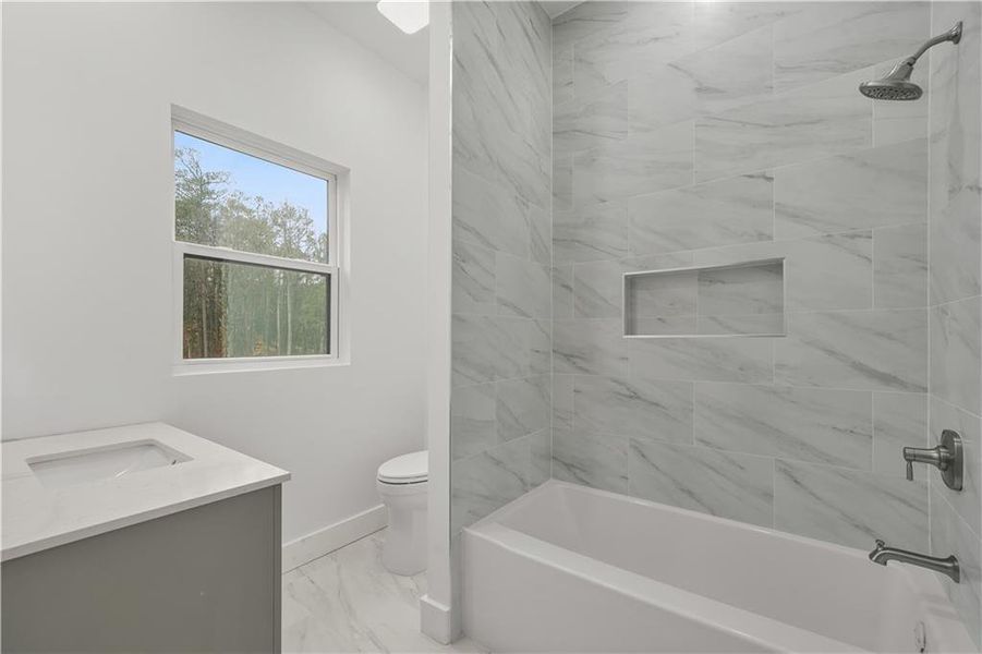 Furnished interior view inside a new home in , Atlanta (Image 9). Furnished interior view inside a new home in , Atlanta (Image 9).