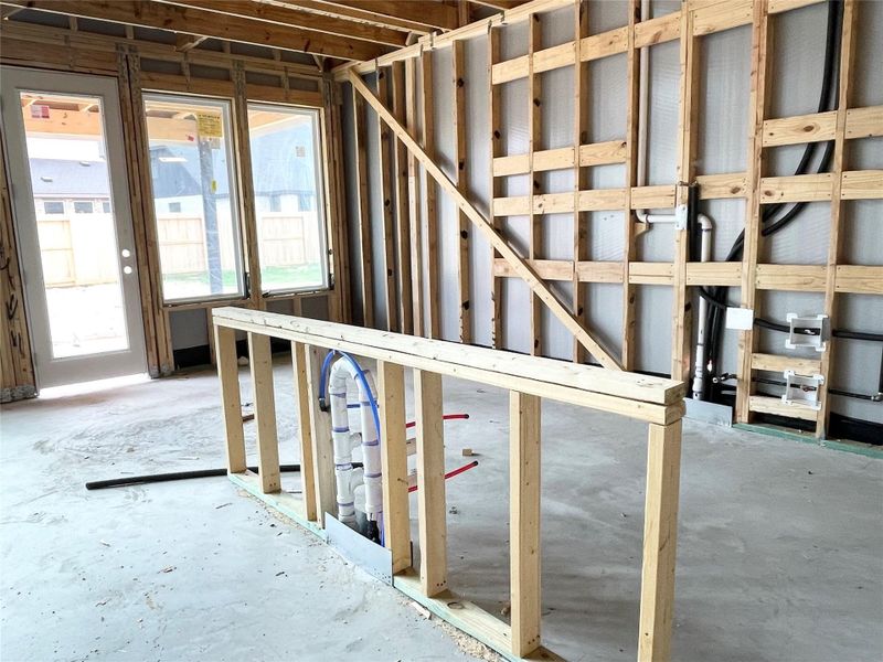 Island Kitchen With a View