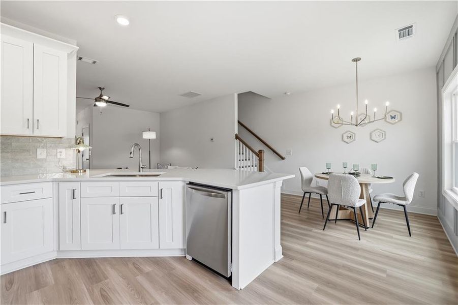 Furnished interior view inside a new home in , Ball Ground (Image 13).