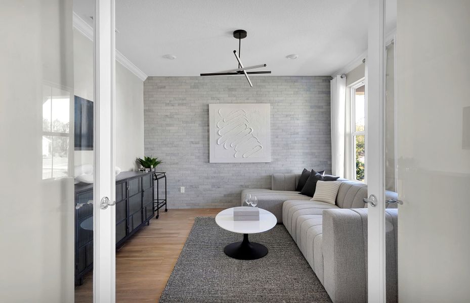 Representative furnished interior of a home built from the Stardom by Del Webb in Del Webb Saint Johns, St. Johns (Image 28).