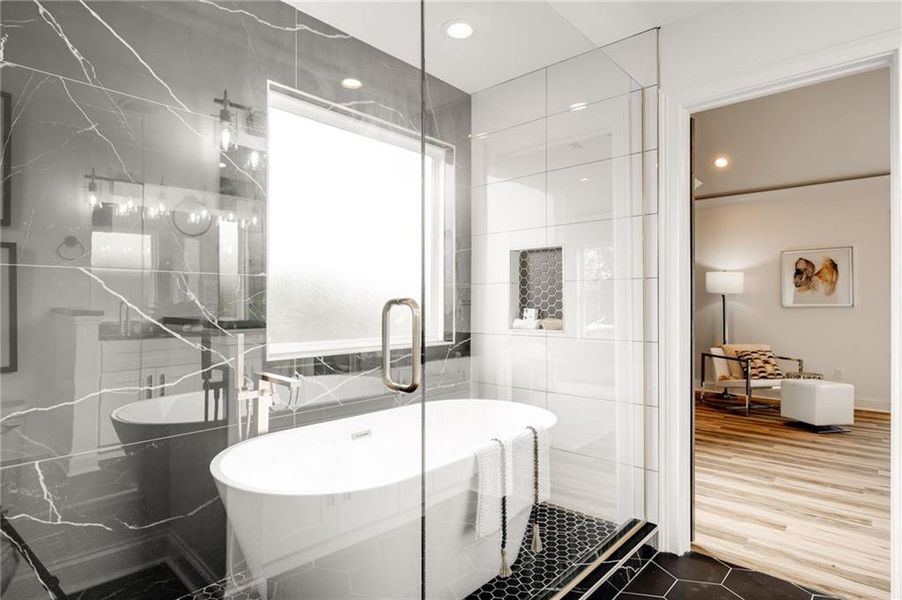 Furnished interior view inside a new home in , Rossville (Image 14).