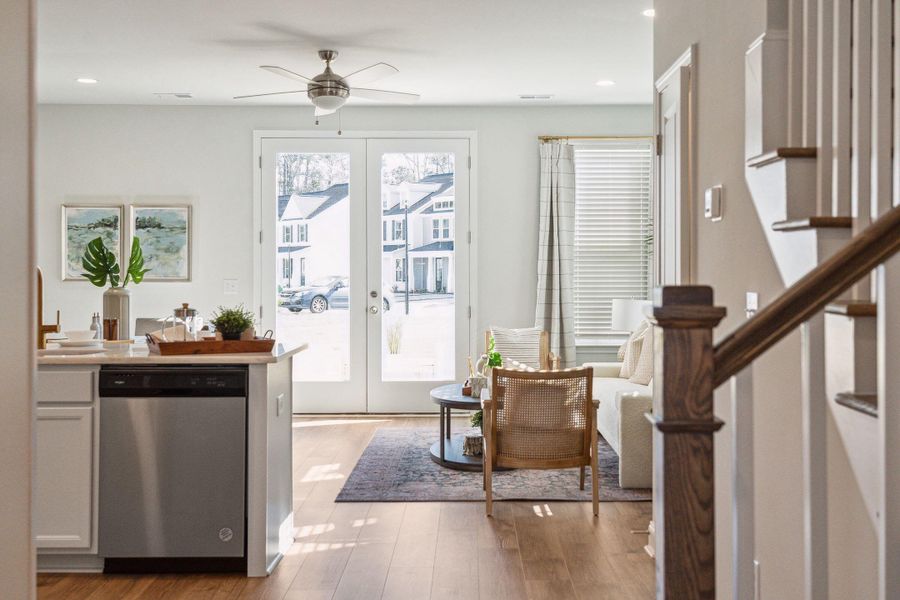 Furnished interior view inside a new home in Lakeview Commons, Goose Creek (Image 4).