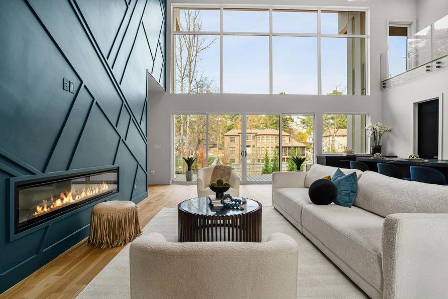 Furnished interior view inside a new home in , Decatur (Image 7).