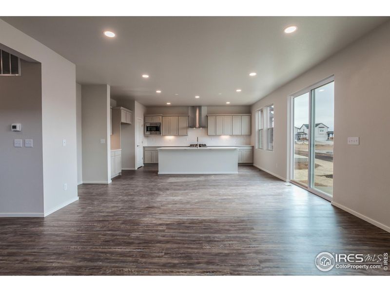 DINING ROOM AND KITCHEN