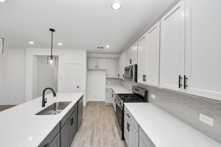 Furnished interior view inside a new home in , Katy (Image 2).