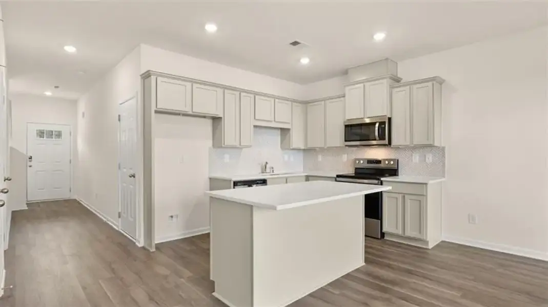 Furnished interior view inside a new home in The Gables at Agricultural Village, Perry (Image 5).