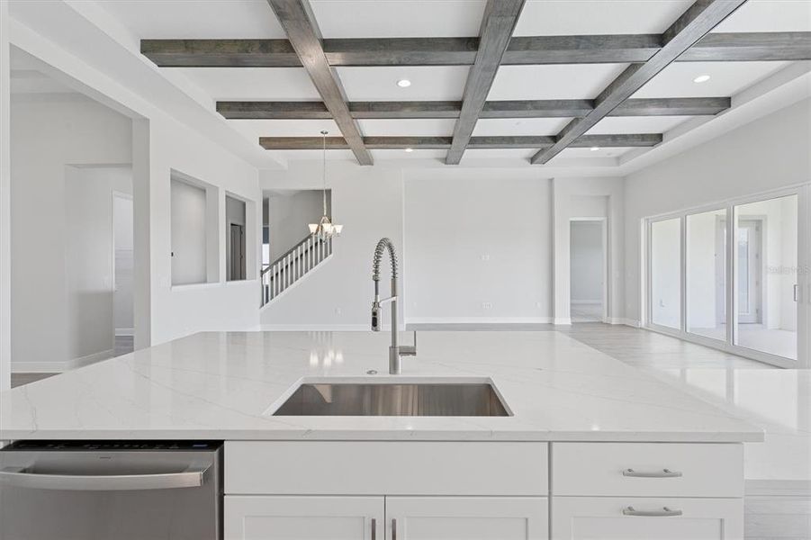 Close-up of interior finishes inside a home in Oakfield, Parrish (Image 17).