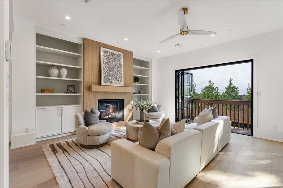 Furnished interior view inside a new home in , Houston (Image 33). Furnished interior view inside a new home in , Houston (Image 33).