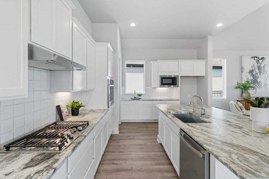 Furnished interior view inside a new home in Prominence – Now Selling, San Antonio (Image 8).