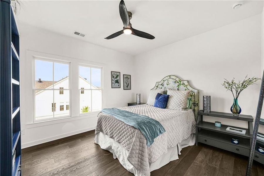 Furnished interior view inside a new home in , Milton (Image 35).