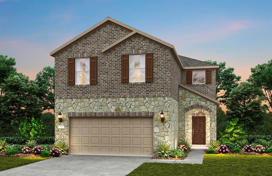 NEW CONSTRUCTION: Beautiful two-story home coming soon to Ribbonwood in Aubrey. *some features may differ from representation NEW CONSTRUCTION: Beautiful two-story home coming soon to Ribbonwood in Aubrey. *some features may differ from representation