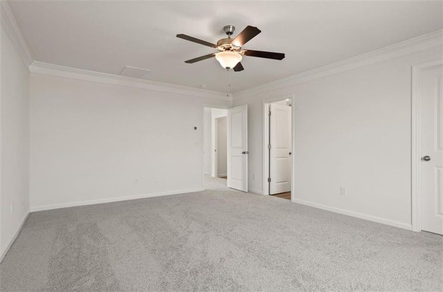 Spacious, unfurnished interior of a new home in Villas at Dawsonville, Dawsonville (Image 20). Spacious, unfurnished interior of a new home in Villas at Dawsonville, Dawsonville (Image 20).