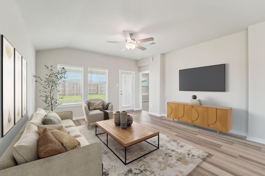 Photo is not of the actual home but is an inspirational photo of builder’s model home and may depict options, furnishings, and/or decorator features that are not included.