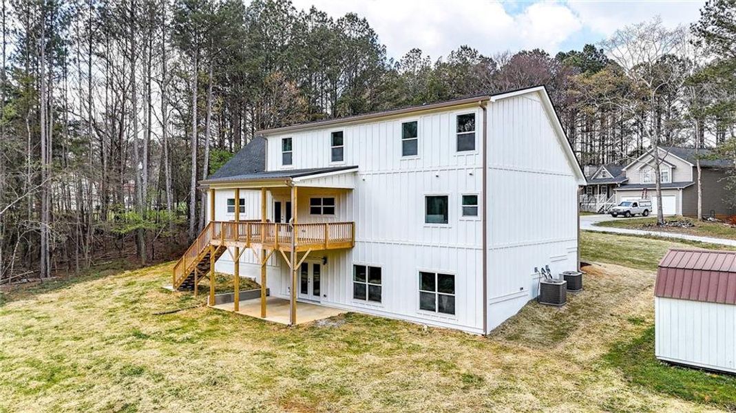 Exterior details and patio area of a home in , Rockmart (Image 25).