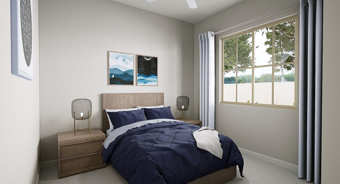 Representative furnished interior of a home built from the Calderwood Plan 4504 by Tri Pointe Homes in Waterston Central, Gilbert (Image 11).