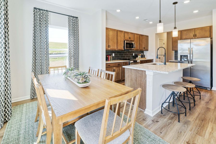 Furnished interior view inside a new home in Wilson Meadows, Clarksville (Image 13).