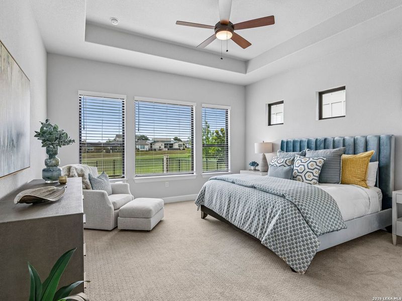 Furnished interior view inside a new home in Kissing Tree, San Marcos (Image 32). Furnished interior view inside a new home in Kissing Tree, San Marcos (Image 32).