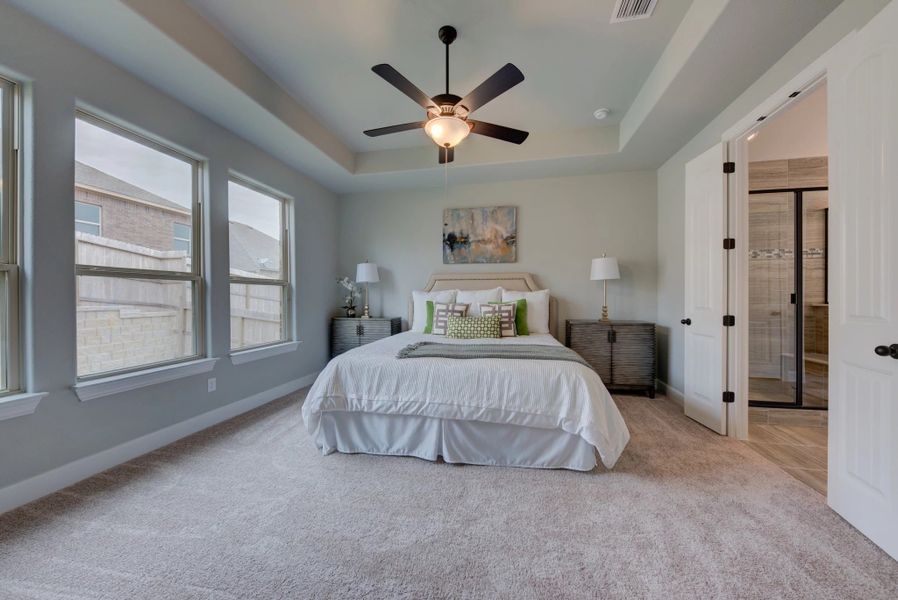 Representative furnished interior of a home built from the Carmen by Ashton Woods in Megan's Landing 70's, Castroville (Image 28).