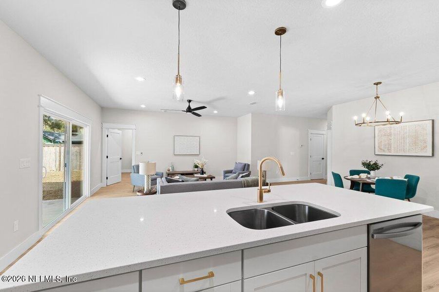 Furnished interior view inside a new home in , Jacksonville (Image 6).