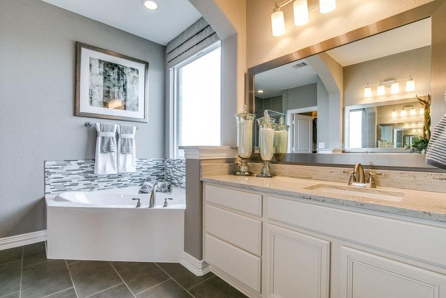 Furnished interior view inside a new home in Marvida, Cypress (Image 18).
