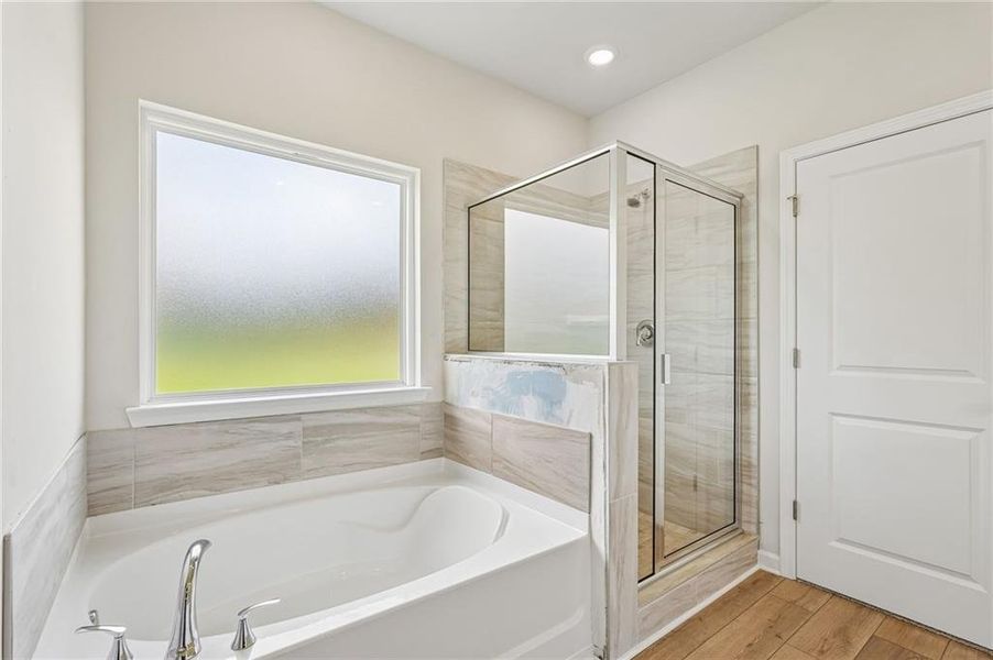 Furnished interior view inside a new home in Northwoods at Mirror Lake, Villa Rica (Image 19).