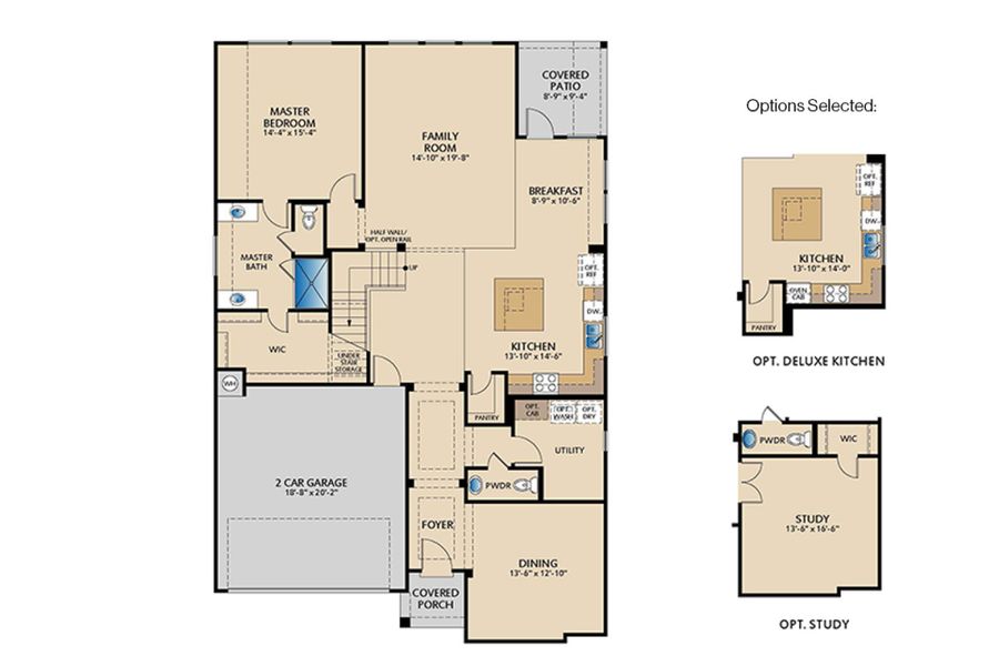 2D floor plan layout of this home in Elevon, Lavon, TX (Image 1). 2D floor plan layout of this home in Elevon, Lavon, TX (Image 1).