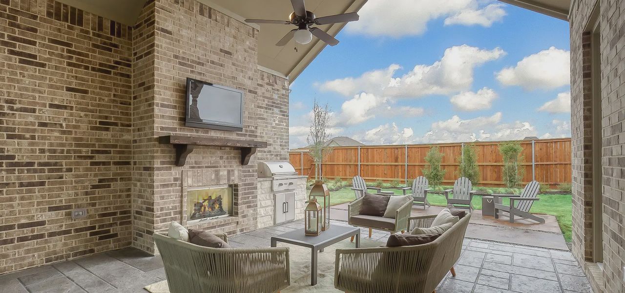 Image 5 representing the Brookville by Chesmar Homes in Trinity Falls, McKinney, TX.
