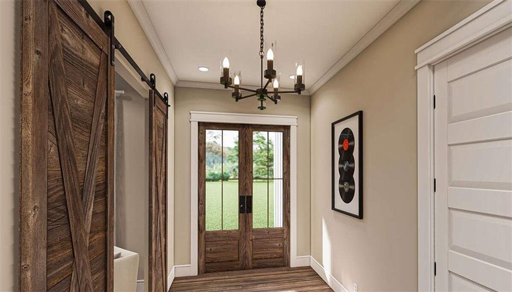 Furnished interior view inside a new home in , Maysville (Image 19).