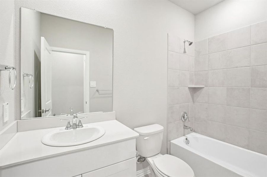 Furnished interior view inside a new home in Eastridge - Spring Series, McKinney (Image 13).