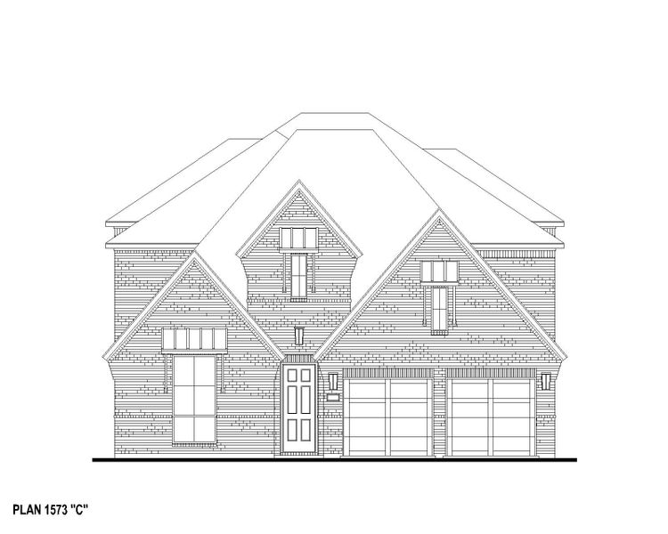 Plan 1573 Elevation C