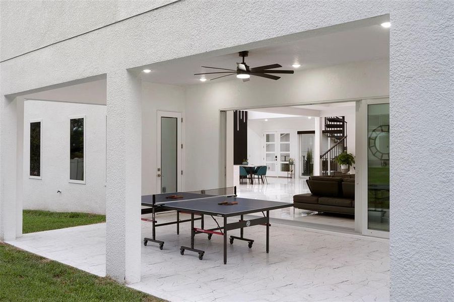 Cover patio area Cover patio area